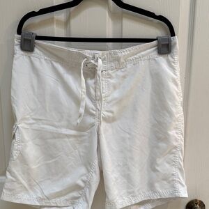 Classic White Board Shorts Size 12
